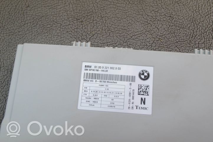 BMW X5 E70 Modulo di controllo sedile 9221862