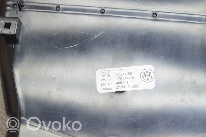 Volkswagen Touran III Moldura protectora de la rejilla de ventilación del panel 5TB819704