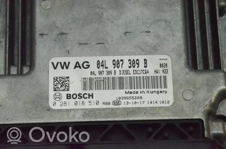 Seat Leon (5F) Calculateur moteur ECU 04L907309B