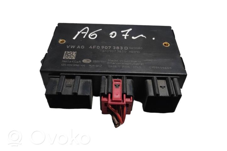 Audi A6 S6 C6 4F Vetokoukun ohjainlaite/moduuli 4F0907383D