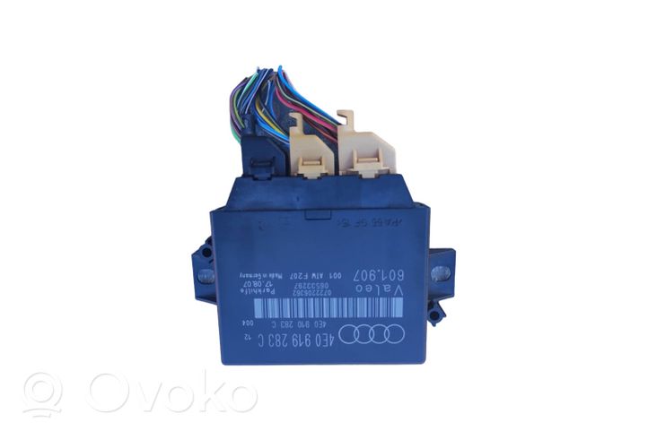 Audi A8 S8 D3 4E Pysäköintitutkan (PCD) ohjainlaite/moduuli 4E0919283C