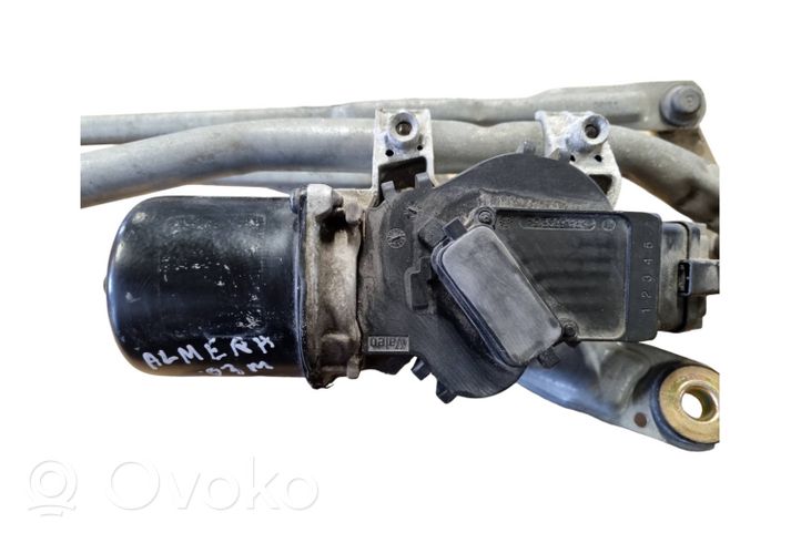 Nissan Almera N16 Tringlerie et moteur d'essuie-glace avant 53630147