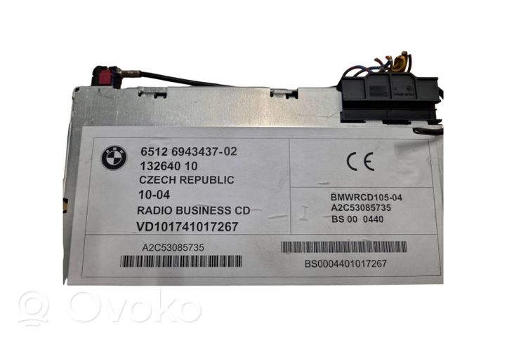 BMW X3 E83 Unità principale autoradio/CD/DVD/GPS 6512694343702