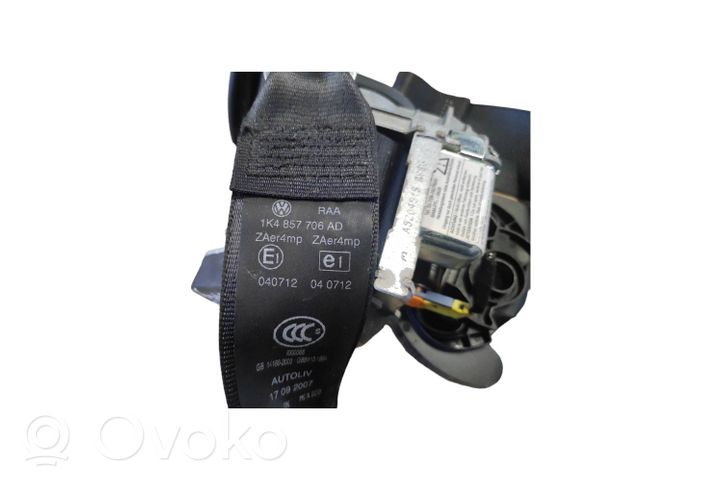 Volkswagen Jetta V Ceinture de sécurité avant 1K4857706AD