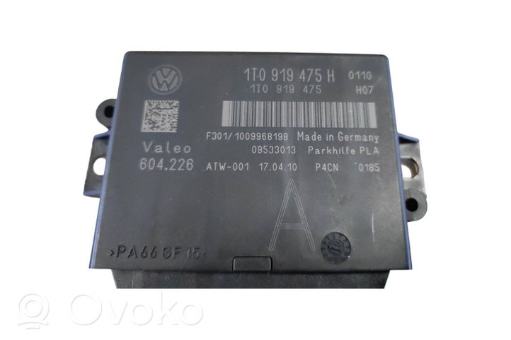 Volkswagen PASSAT B6 Unité de commande, module PDC aide au stationnement 1T0919475H