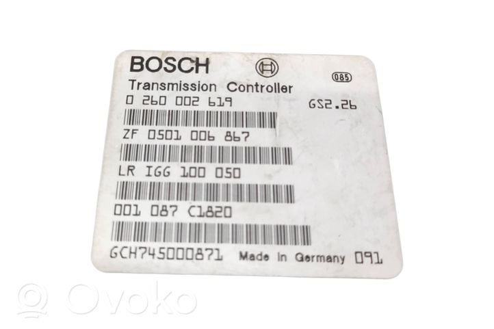 Land Rover Range Rover P38A Module de contrôle de boîte de vitesses ECU 0260002619