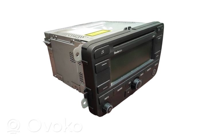 Skoda Fabia Mk2 (5J) Panel / Radioodtwarzacz CD/DVD/GPS 1Z0035191A