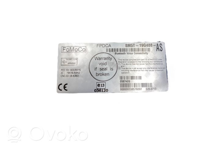 Ford Mondeo MK IV Moduł / Sterownik Bluetooth 8M5T19G488