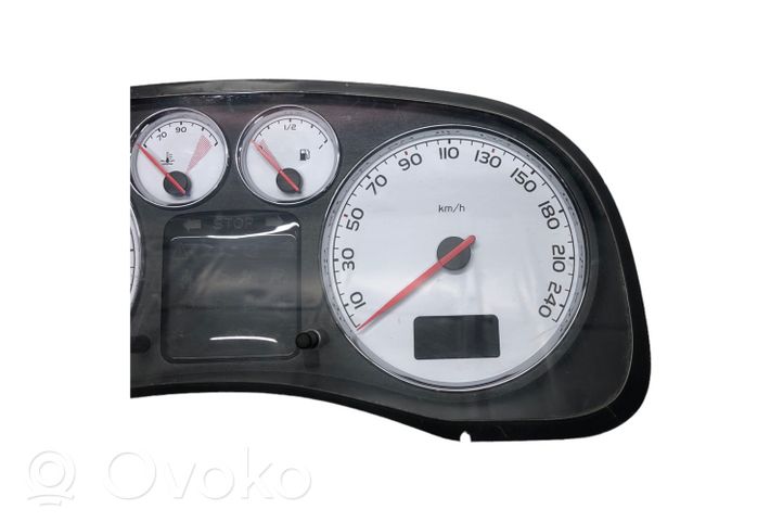 Peugeot 307 Compteur de vitesse tableau de bord 9655925880