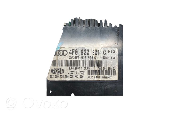 Audi A6 S6 C6 4F Tachimetro (quadro strumenti) 4F0920901C