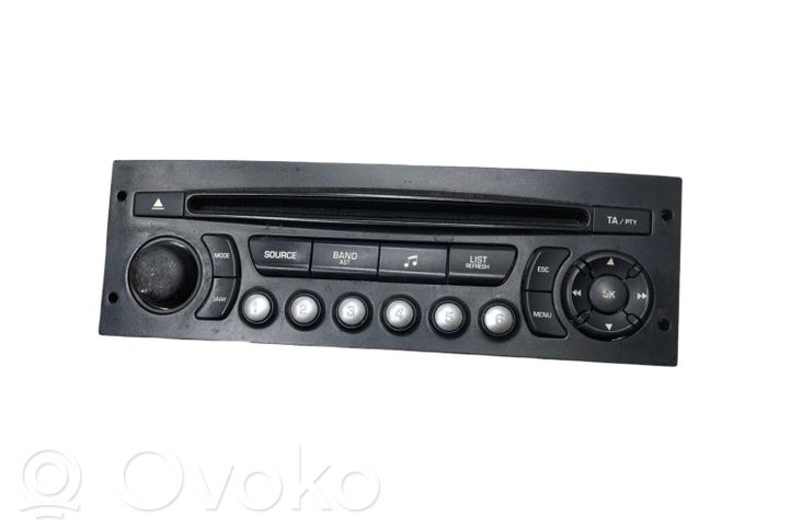 Peugeot Partner Radio/CD/DVD/GPS-pääyksikkö 96766518XT