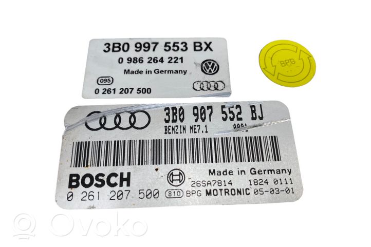 Audi A6 S6 C5 4B Sterownik / Moduł ECU 3B0907552BJ
