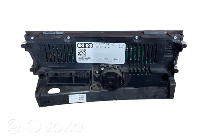 Audi Q5 SQ5 Gaisa kondicioniera / klimata kontroles / salona apsildes vadības bloks (salonā) 8T1820043AC