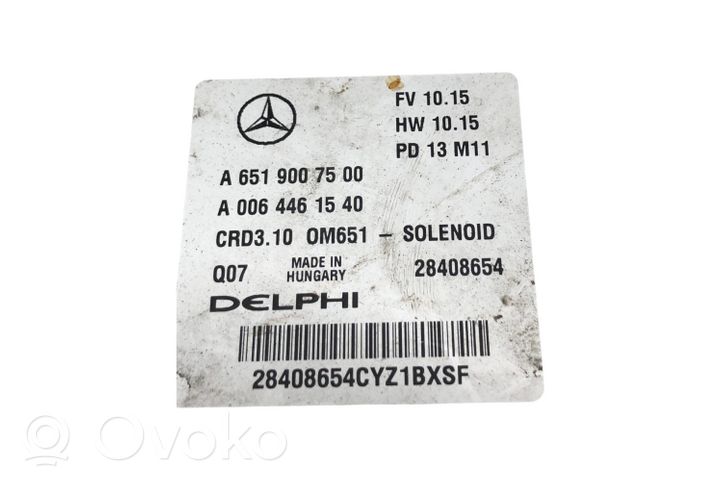 Mercedes-Benz C W204 Moottorin ohjainlaite/moduuli A6519007500