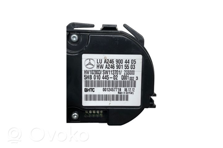 Mercedes-Benz B W246 W242 Ilmastoinnin ohjainlaite A2469004405