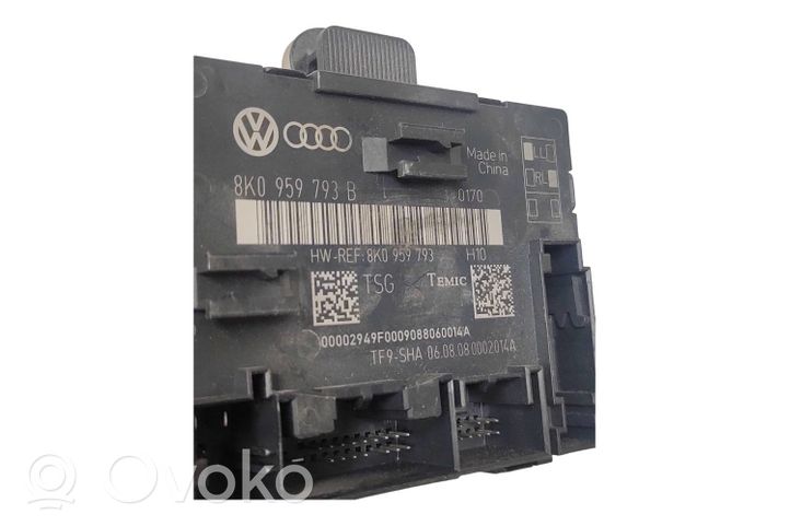 Audi A4 S4 B8 8K Oven ohjainlaite/moduuli 8K0959793B