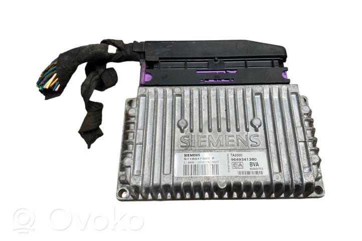 Peugeot 307 Module de contrôle de boîte de vitesses ECU S118047505F