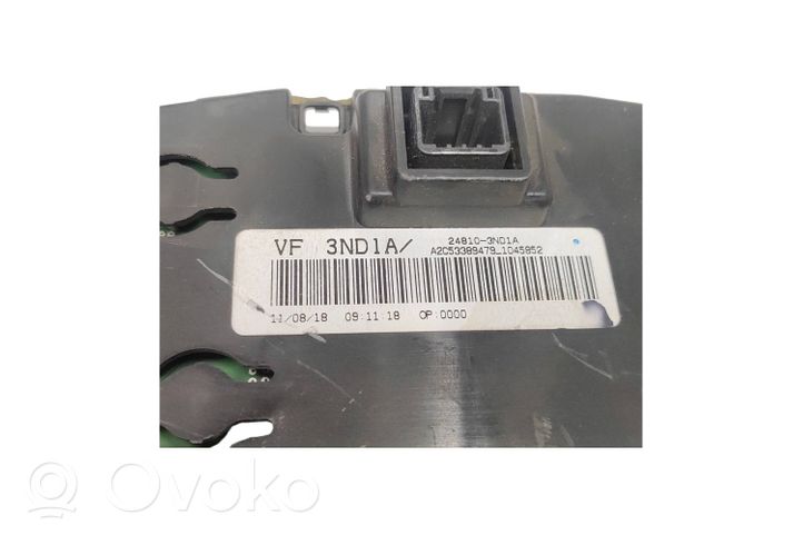 Nissan Leaf I (ZE0) Tachimetro (quadro strumenti) 248103ND1A