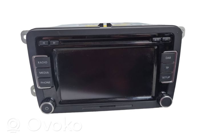 Volkswagen Golf VI Radio/CD/DVD/GPS-pääyksikkö 3C8035195G