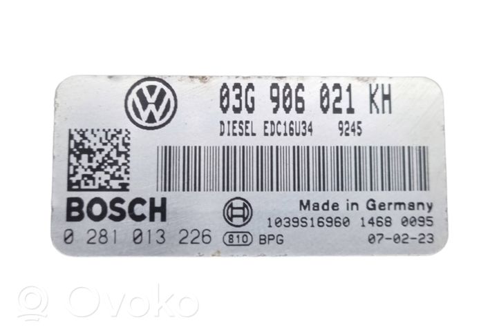 Volkswagen Golf Plus Sterownik / Moduł ECU 03G906021KH