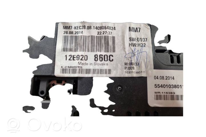 Volkswagen Up Tachimetro (quadro strumenti) 12E920860C