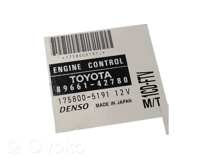 Toyota RAV 4 (XA20) Unidad de control/módulo del motor 8966142780