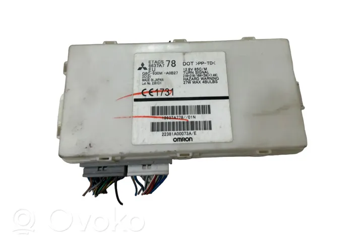 Mitsubishi L200 Muut ohjainlaitteet/moduulit G8C930MA0B27