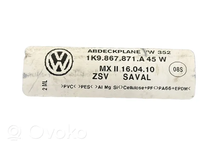 Volkswagen Golf VI Copertura ripiano portaoggetti 1K9867871A