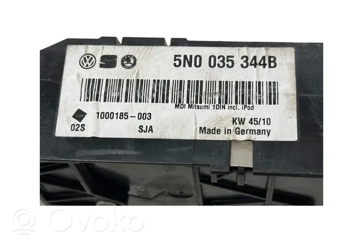 Volkswagen Golf VI Pääyksikkö multimedian ohjaus 5N0035344B