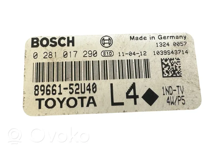 Toyota Verso-S Moottorin ohjainlaite/moduuli 8966152U40