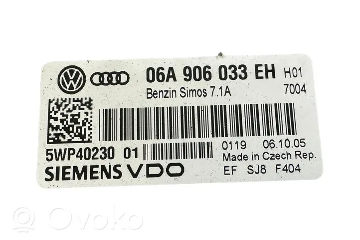 Audi A3 S3 8P Moottorin ohjainlaite/moduuli 06A906033EH