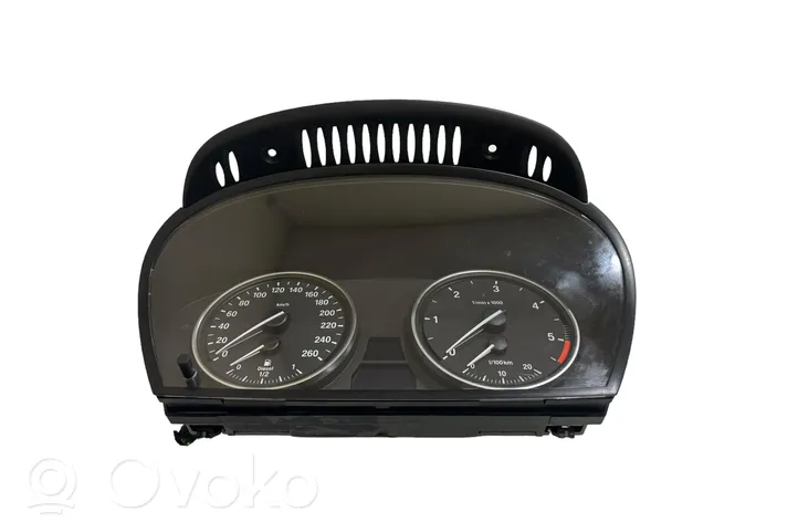 BMW 5 E60 E61 Compteur de vitesse tableau de bord 62109194889