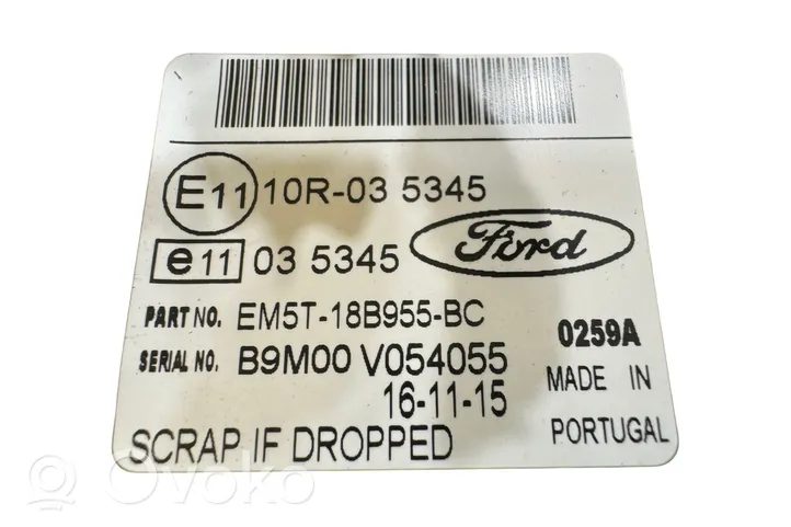 Ford Transit Custom Écran / affichage / petit écran EM5T18B955BC