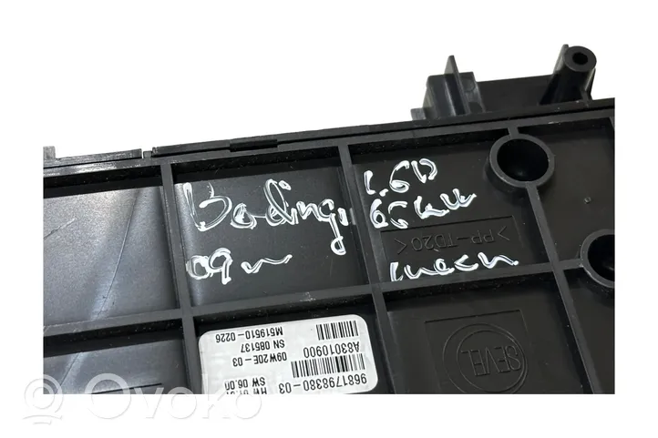 Citroen Berlingo Climate control unit 9681798380