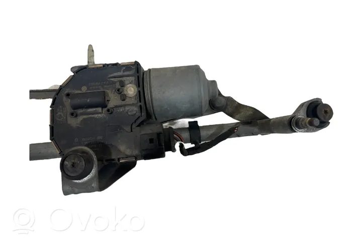 Volkswagen Touran II Front wiper linkage and motor 1T1955119A