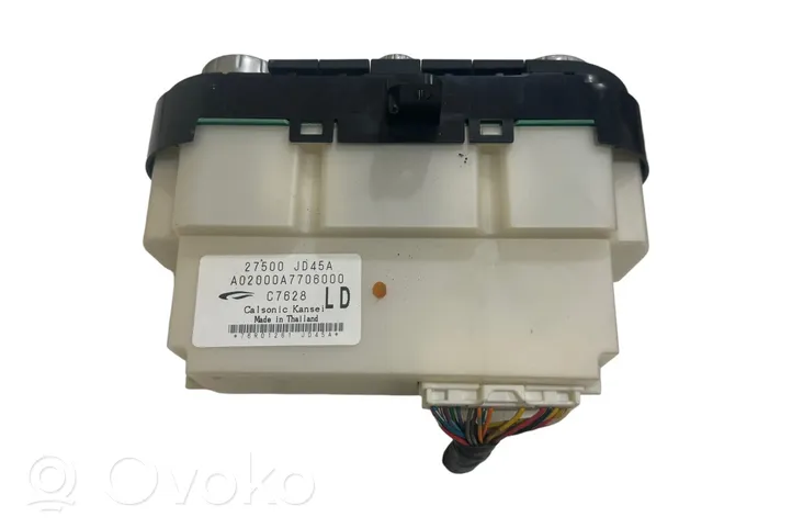 Nissan Qashqai Oro kondicionieriaus/ klimato/ pečiuko valdymo blokas (salone) 27500JD45A