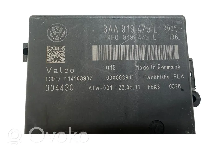 Volkswagen Tiguan Centralina/modulo sensori di parcheggio PDC 3AA919475L
