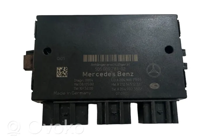 Mercedes-Benz GLK (X204) Module de contrôle crochet de remorque 5DS00978102