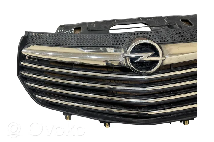 Opel Vivaro Griglia superiore del radiatore paraurti anteriore 214B25126R