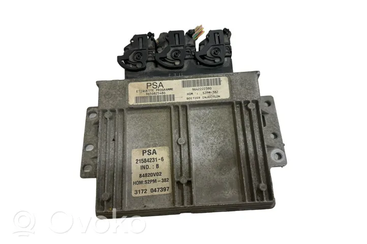 Citroen Berlingo Calculateur moteur ECU 9650825480