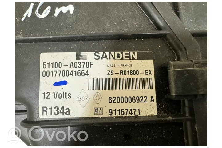 Opel Vivaro Sisälämmityksen ilmastoinnin korin kokoonpano 8200006922A