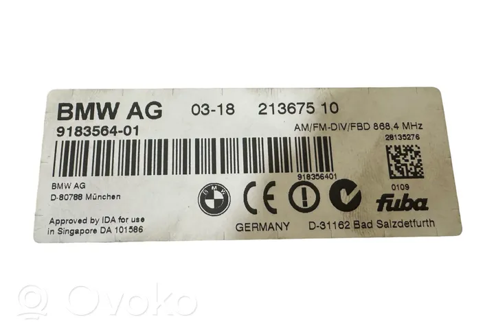 BMW 5 E60 E61 Amplificateur d'antenne 918356401