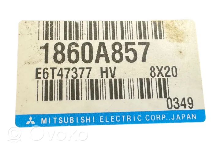 Mitsubishi Outlander Variklio valdymo blokas 1860A857