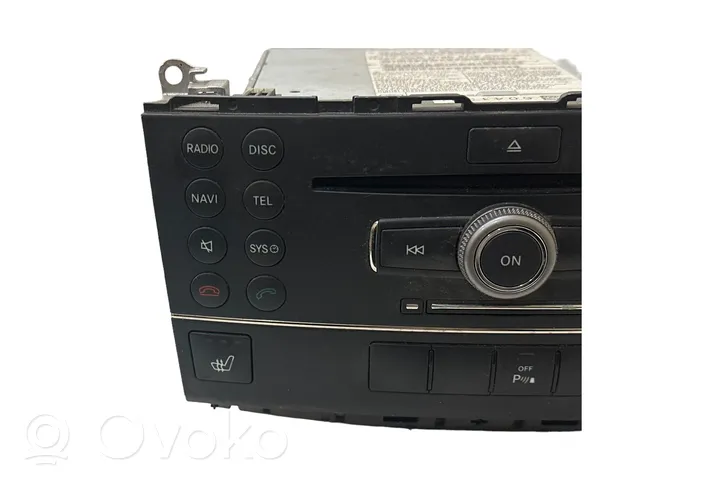 Mercedes-Benz C W204 Radio/CD/DVD/GPS-pääyksikkö A2048706889