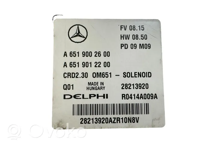 Mercedes-Benz Sprinter W906 Motorsteuergerät/-modul A6519002600