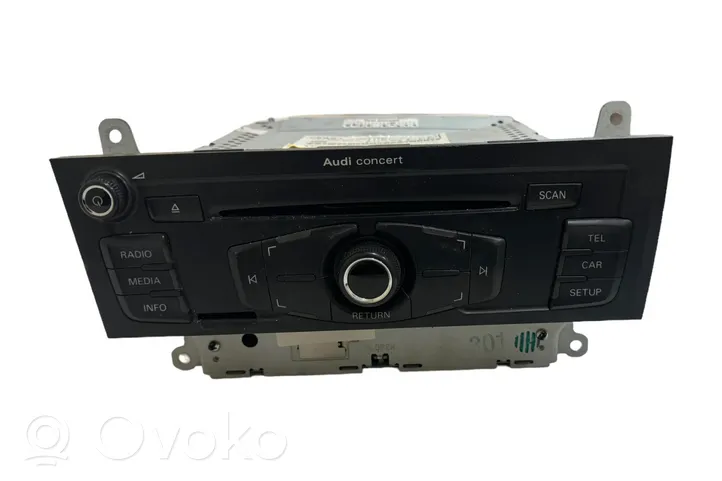 Audi Q5 SQ5 Radio/CD/DVD/GPS-pääyksikkö 8T1035186P