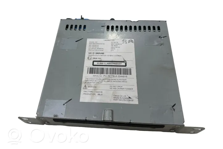 Peugeot 508 CD/DVD-vaihdin 9807729080