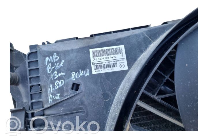 A2049061403 Mercedes-Benz B W246 W242 Electric radiator cooling  
