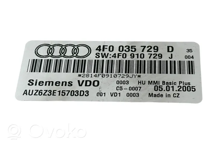 Audi A6 S6 C6 4F Caricatore CD/DVD 4F0035729D