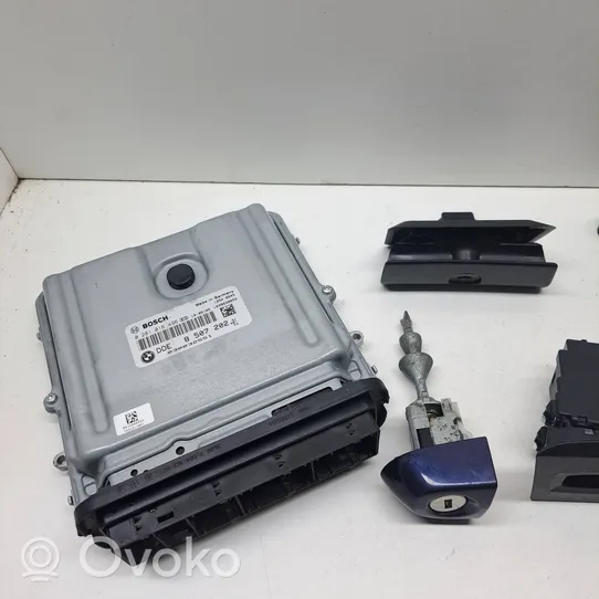 BMW 3 E90 E91 Kit centralina motore ECU e serratura 8507202